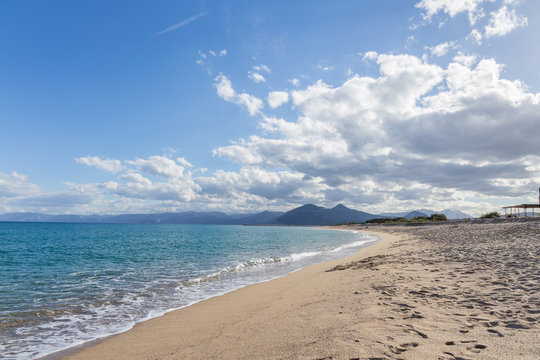 Beautiful beach, sea, sky, cloud