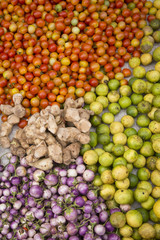 LAOS LUANG PRABANG MARKET FOOD