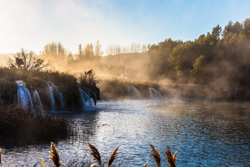 Niebla en la laguna