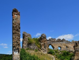 Castle ruins eastern Slovakia