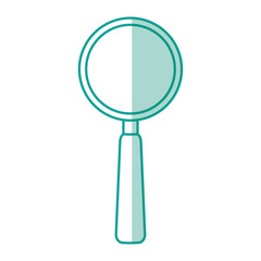 magnifying glass isolated icon vector illustration design