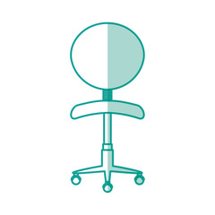 office chair isolated icon vector illustration design