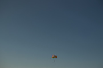 Paragliding in a Vast Sky, Tenerife, Spain