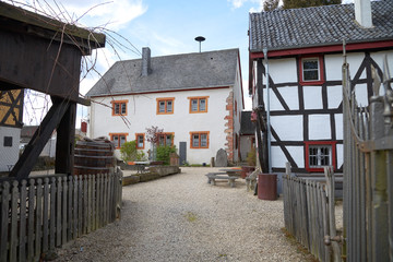 Fototapeta na wymiar Alte Häuser in der Eifel