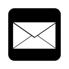 envelope mail application icon vector illustration design