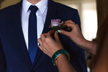 the preparations of the groom and bride, wedding