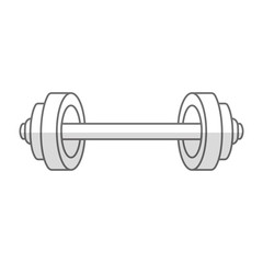 weight lifting isolated icon vector illustration design