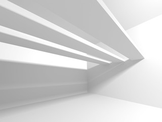 Abstract Modern White Architecture Background