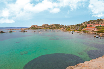 Panoramic view at Maddalena Archipelago in Sardinia