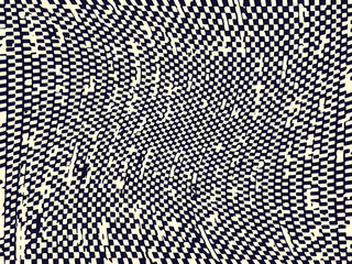 Abstract grunge vector background, Monochrome raster  composition of irregular wavy graphic elements.