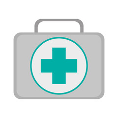 first aid kit icon image vector illustration design 