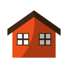 one story house icon image vector illustration design 