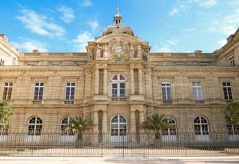 The Luxemburg Palace And Garden, Paris,France.