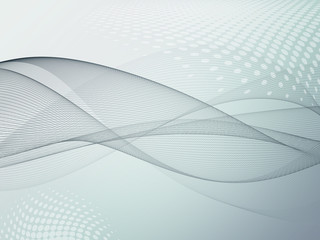 Abstract Graphic Wave Background