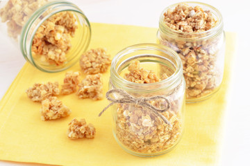 wholegrain oat granola breakfast