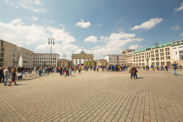 Brandenburg gate in Berlin. © Rochu_2008