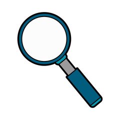 magnifying glass icon image vector illustration design 