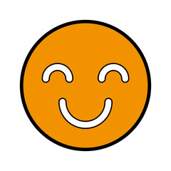 happy face isolated icon vector illustration design