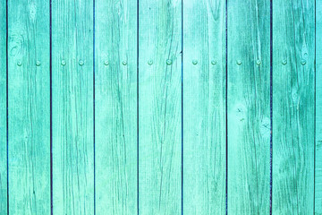 Fototapeta premium Turquoise Colored Wood Texture