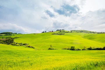 Foto auf Acrylglas Landschaft des Val d& 39 Orcia in der Toskana © Gerald Villena