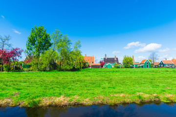 Obraz na płótnie Canvas Water channels in Holland