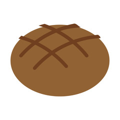 bread pastry icon image vector illustration design 