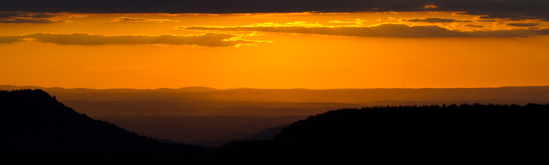 Abendstimmung am Albtrauf