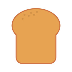 bread pastry icon image vector illustration design 