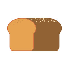 bread pastry icon image vector illustration design 