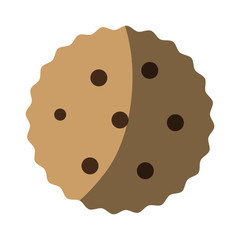 cookie pastry icon image vector illustration design 