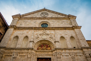 Dans les rues de Montepulciano en Toscane