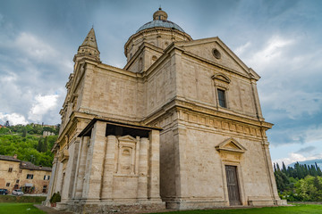 Fototapeta na wymiar The church of San Biagio, named for its monumental temple of San Biagio, is a place of Catholic worship in Montepulciano, in the province of Siena