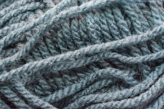 Close up of Knitting Yarn A Background