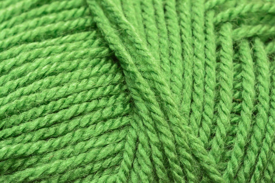 Close up of Knitting Yarn D Background