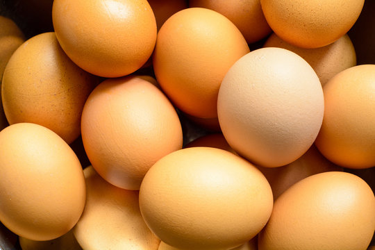 Fresh natural raw chicken eggs