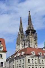 Fototapeta na wymiar Altstadt Regensburg 