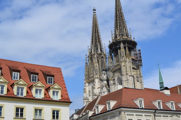 Fototapeta na wymiar Altstadt Regensburg 