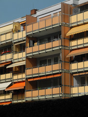 Obraz premium Wohnblock