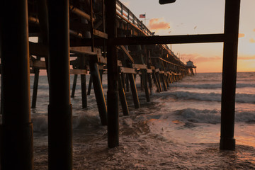 Pier at sunset