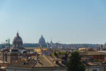 Fototapeta na wymiar Panorama of Rome - Italy