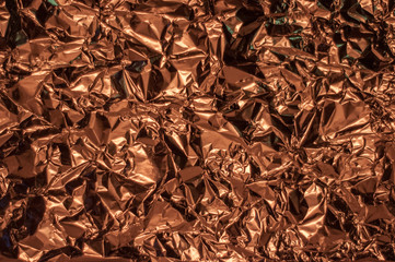 Bronze crumbled aluminum pattern