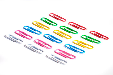 Colored paper clips