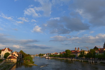 Naklejka na ściany i meble Regensburg an der Donau