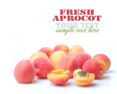 Apricot isolated 