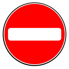 No Entry Sign