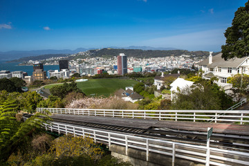 View of the Wellington Cable Car.