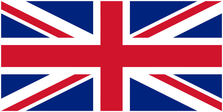 England Flagge - Vektorgrafik