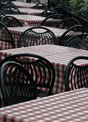 Red-Checkered Tables