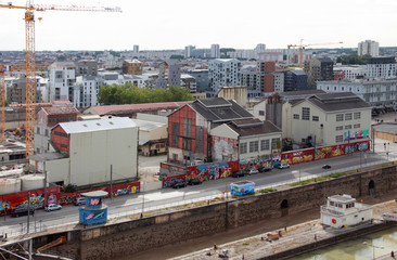 Fototapeta premium Le quartier de Bacalan à Bordeaux - Gironde