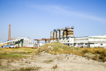 Fototapeta na wymiar Cement plant